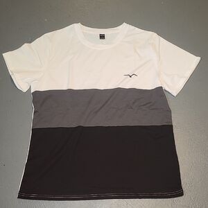 SHEIN Men's Tri-Color Block Tee